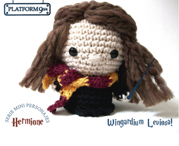 Mini Hermione Granger - Patrón en PDF - Universo Cora King
