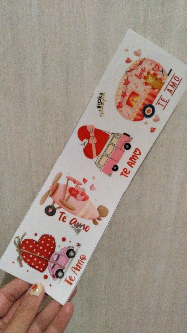 Producto - UV Tiras 8x28cm Love #45