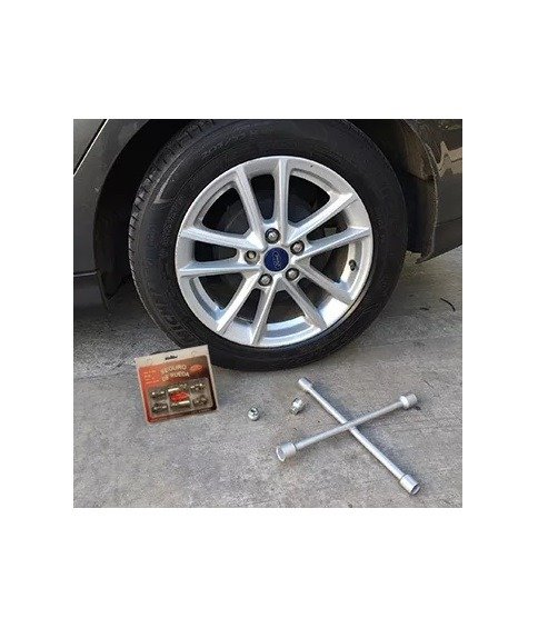 Producto - TUERCA ANTIRROBO PREMIUM RR-006 CHEVROLET FORD RENAULT VW TIGGO FUN 12X1.5