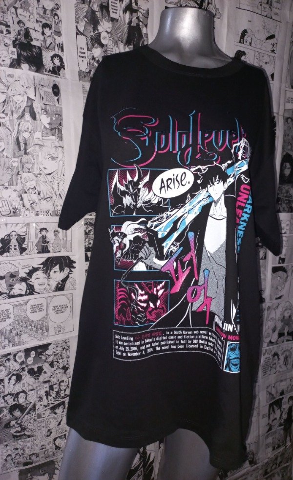 Producto - Remera Solo Leveling T.L - 0