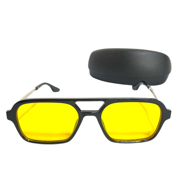 Producto - Lentes Rubí Amarillo Metal Premium