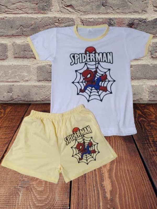 Producto - PIjAMAS POLIESTER  NIÑOS SPIDERMAN  ,DISEÑOS SUBLIMADOS TALLE 10 - 0