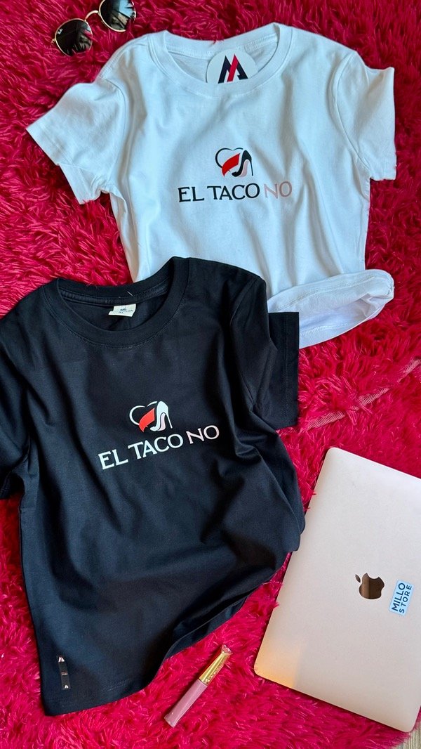 Producto - Remera de algodón El Taco No de dama