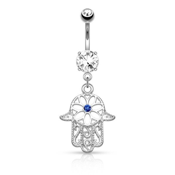 Producto - Piercing Ombligo Colgante Mano de Fatima