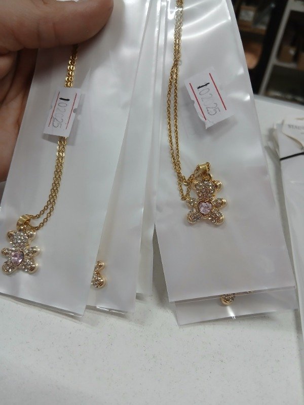 Producto - Cadena oso rosa  cod 102025