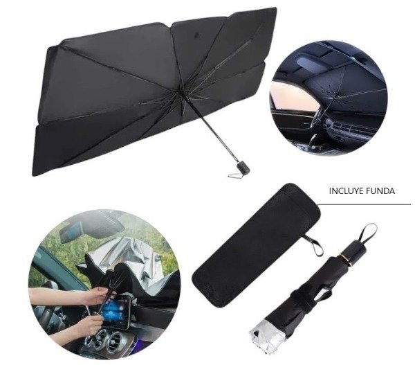 Producto - Parasol Paraguas Para Parabrisas De Auto Plegable