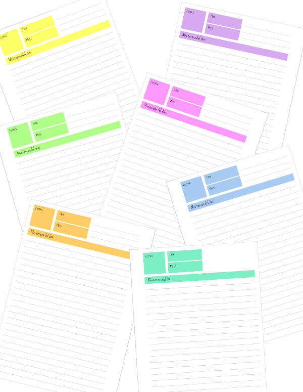 Producto - Agenda diaria perpetua