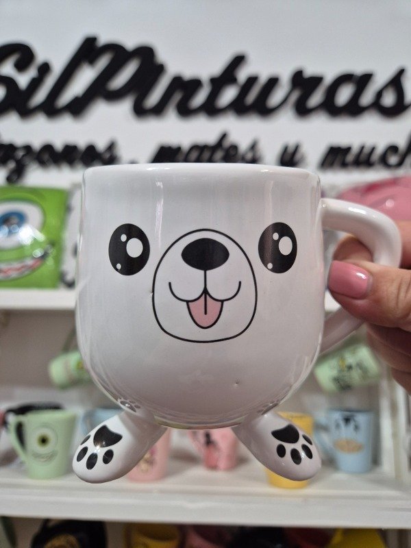 Producto - Taza con patitas XL Perrito