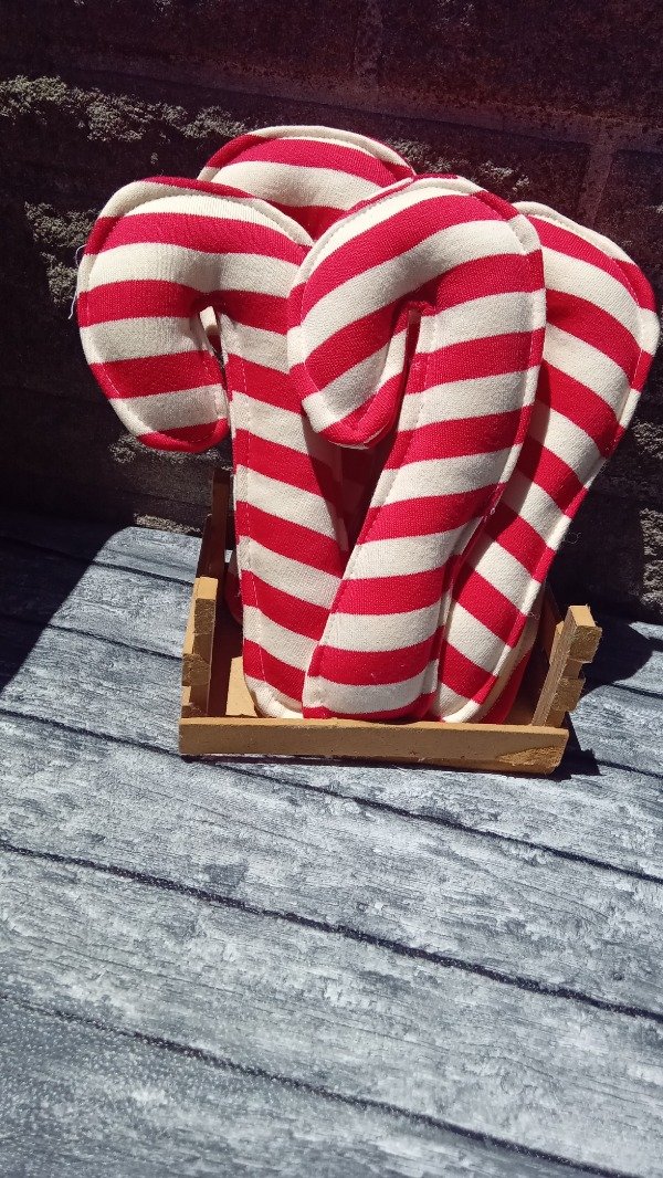 Producto - Pack 12 bastones de caramelo de tela