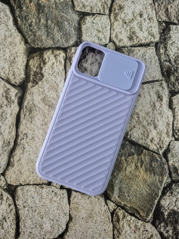 Producto - Funda tpu silicone soft con cubrecamara IPhone 11 lila