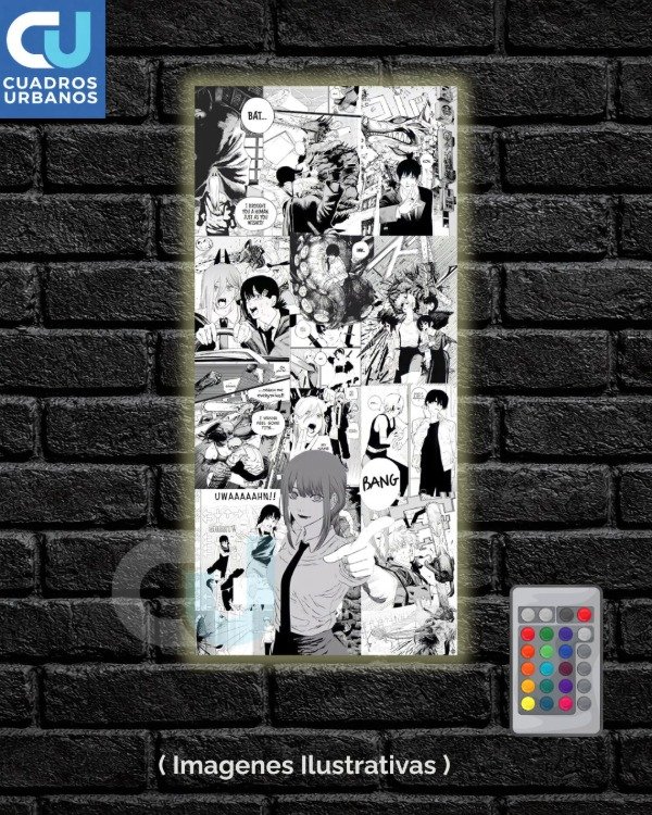 Producto - Chainsaw Man Led 3