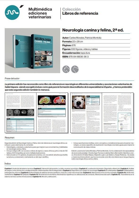 Producto - Morales: Neurología Canina y Felina, 2da - 1