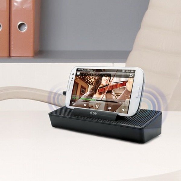 Producto - iLuv ISP125 Stand stereo Speaker Portátil Smartphones