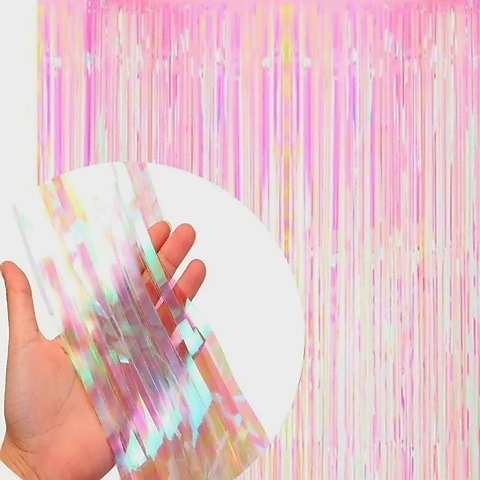 Producto - Cortina decorativa color tornasol