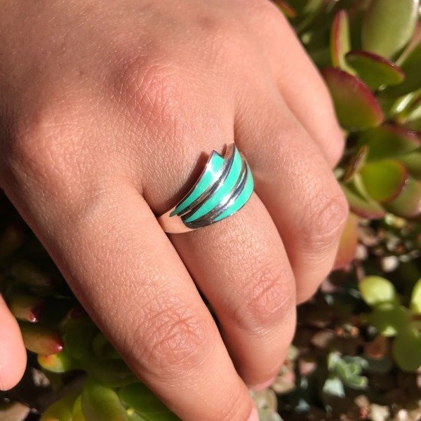 Producto - Anillo Lineas Verdes