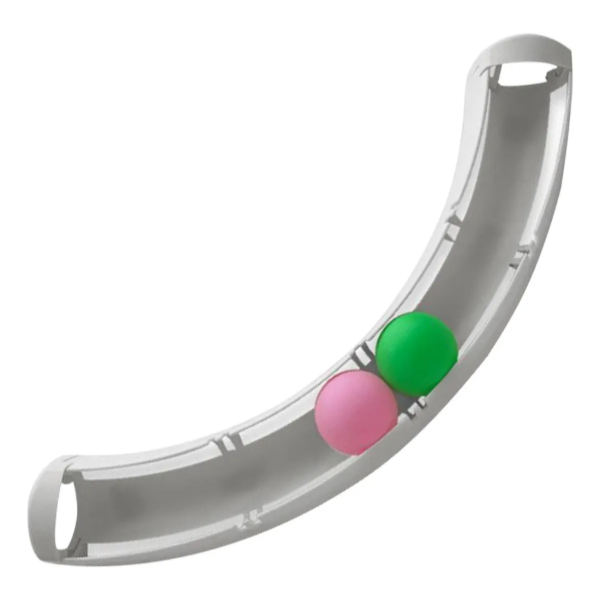 Producto - Juguete Riel Didactico para Gatos con Pelotas