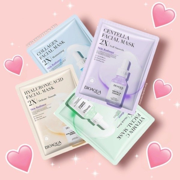 Producto - OFERTA MASCARILLAS BIOAQUA SERUMS X 4 UNIDADES