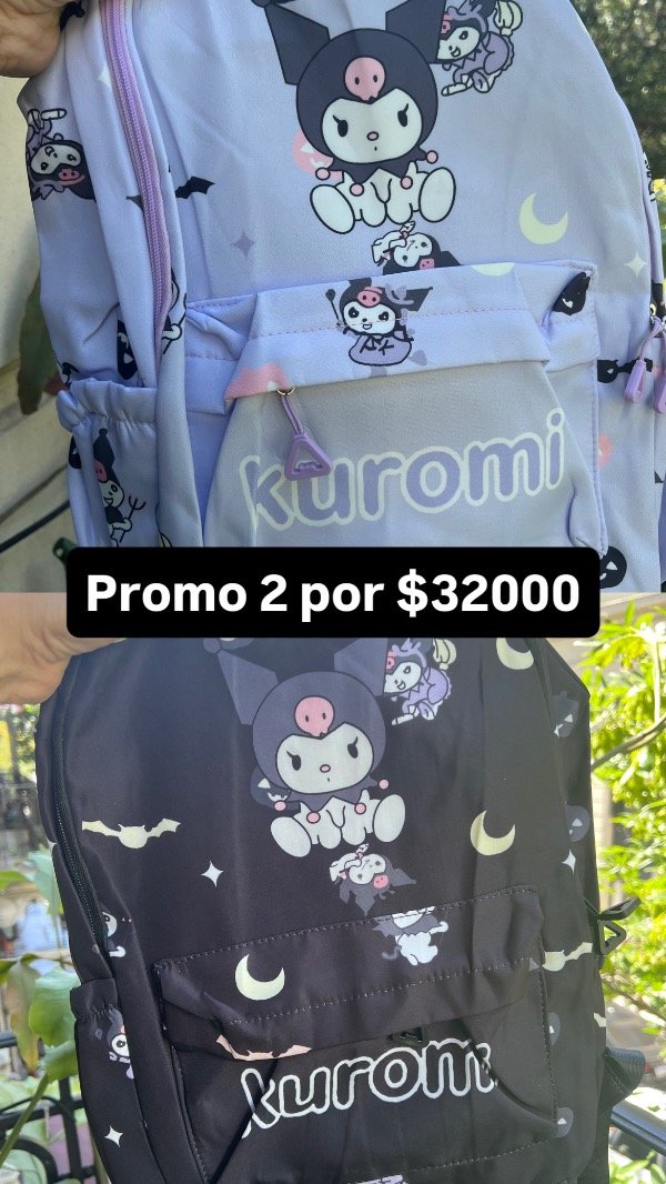 Producto - 2 mochilas promo modelos de la foto