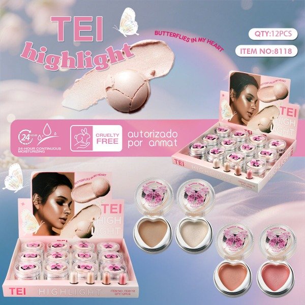 Producto - Iluminador Heart con aplicado TEI x2u