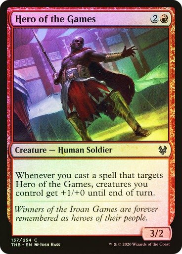Producto - Hero of the Games Foil  Theros: Beyond Death