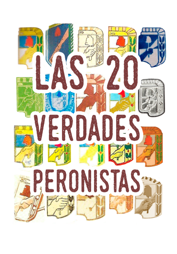 Producto - Las veinte verdades peronistas