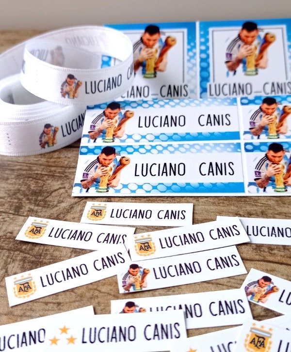 Producto - Etiquetas Escolares: Ropa / Cuadernos / Lápices - Combo 02