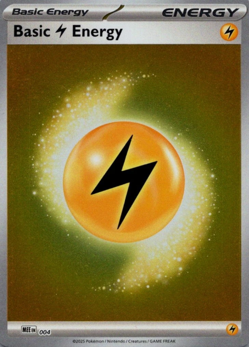 Producto - Mega Evolution: Basic Lightning Energy MEE 004 - Reverse Holofoil