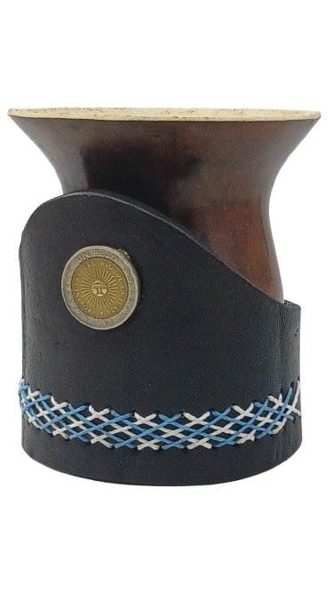 Producto - Mate camionero con posamate bandera argentina