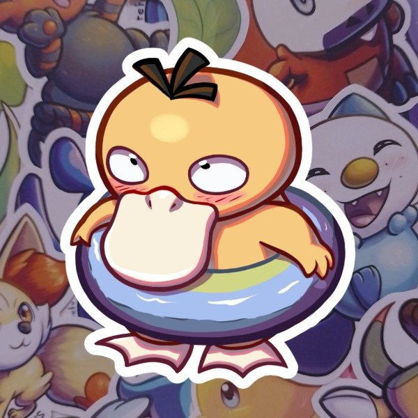 Producto - Sticker Psyduck