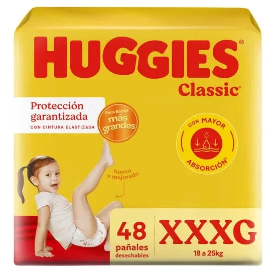 Producto - Pañales Huggies Classic XXXG48