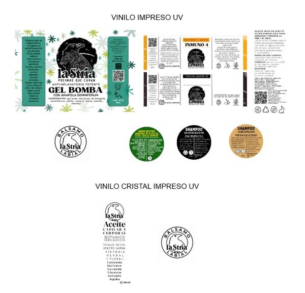 Producto - VINILO IMPRESO UV Y CRISTAL UV LASTRIA PRODUCTOS