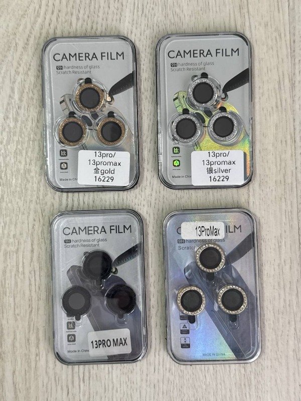 Producto - VIDRIO DE CÁMARA GLITTER PARA IPHONE 13 PRO / 13 PRO MAX