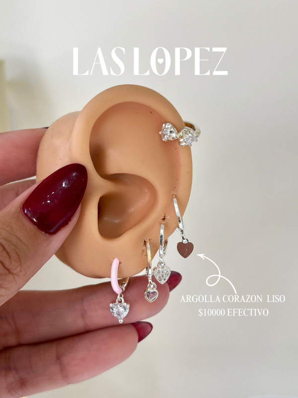 Producto - ARGOLLA CORAZON LISO