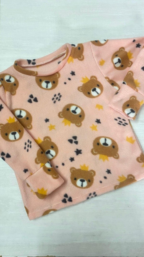 Producto - PIJAMA 2 PIEZAS OSOS CORONITA ROSA