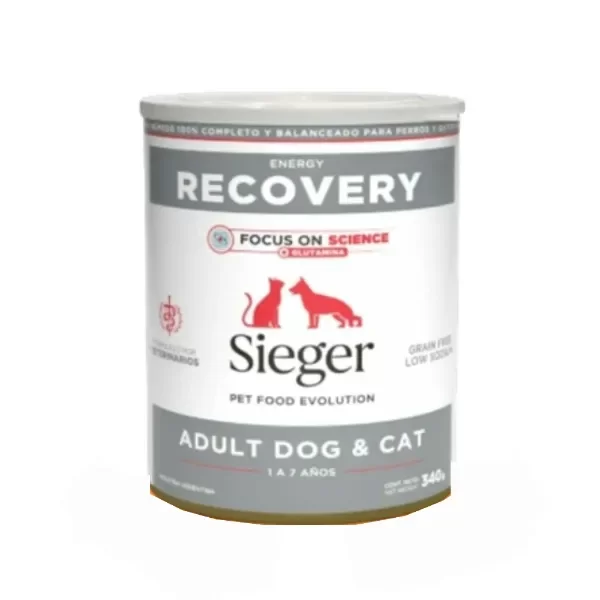 Producto - Sieger Lata Perro/Gato Recovery 340 Gr