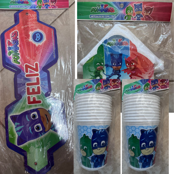 Producto - HEROES EN PIJAMAS - Artículos para Cumpleaños -