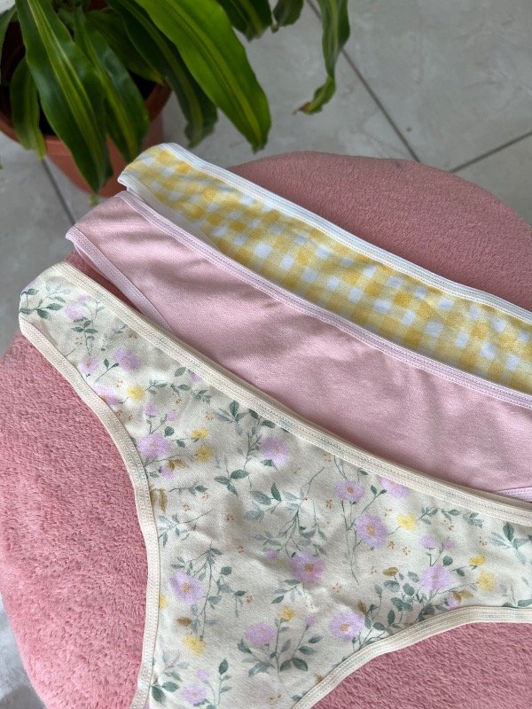 Producto - Pack x3 colaless algodón Frashe rosa - 1