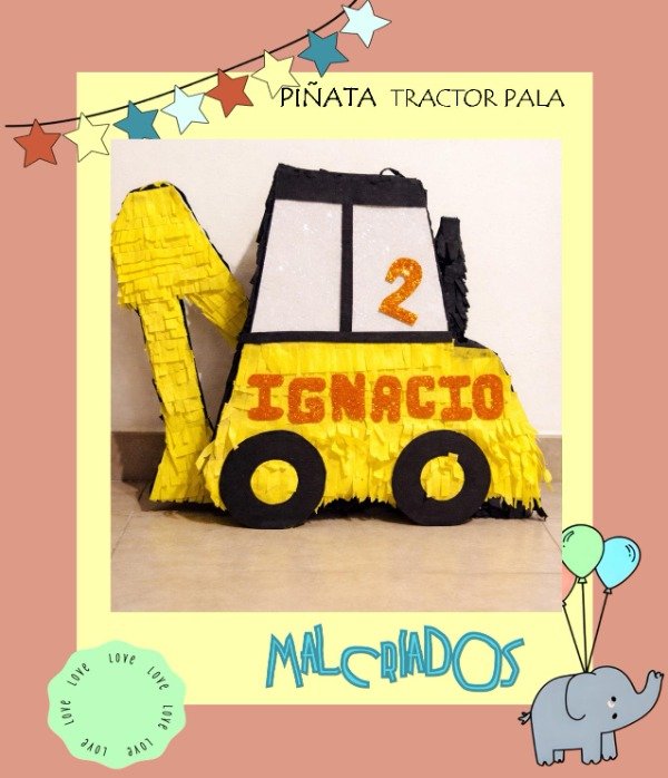 Producto - PINATA TRACTOR PALA