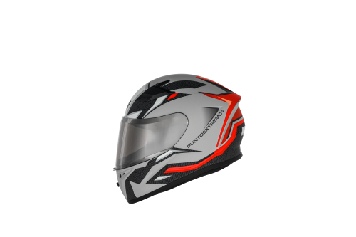 Producto - Casco Punto Extremo Scorpion Gris con Rojo - 1