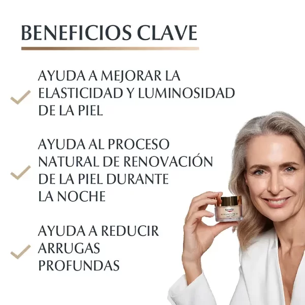Producto - Crema Anti-Edad de Noche Eucerin Hyaluron-Filler + Elasticity x 50 ml - 4
