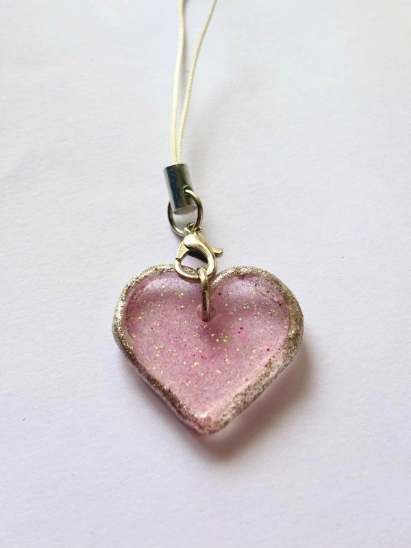 Producto - Phone charms corazones metálicos - 2