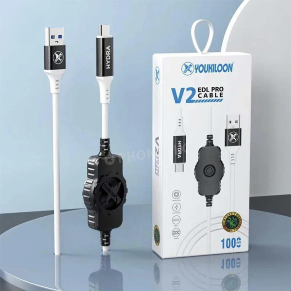 Producto - Cable HYDRA V2 EDL Pro para dispositivos Qualcomm tipo C