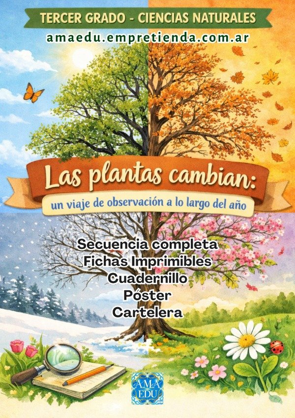 Producto - Secuencia LAS PLANTAS CAMBIAN (Tecer Grado)