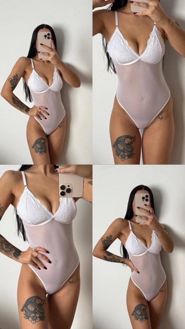 Producto - body tul puntilla
