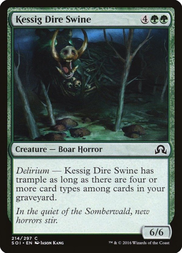 Producto - Kessig Dire Swine  Shadows over Innistrad