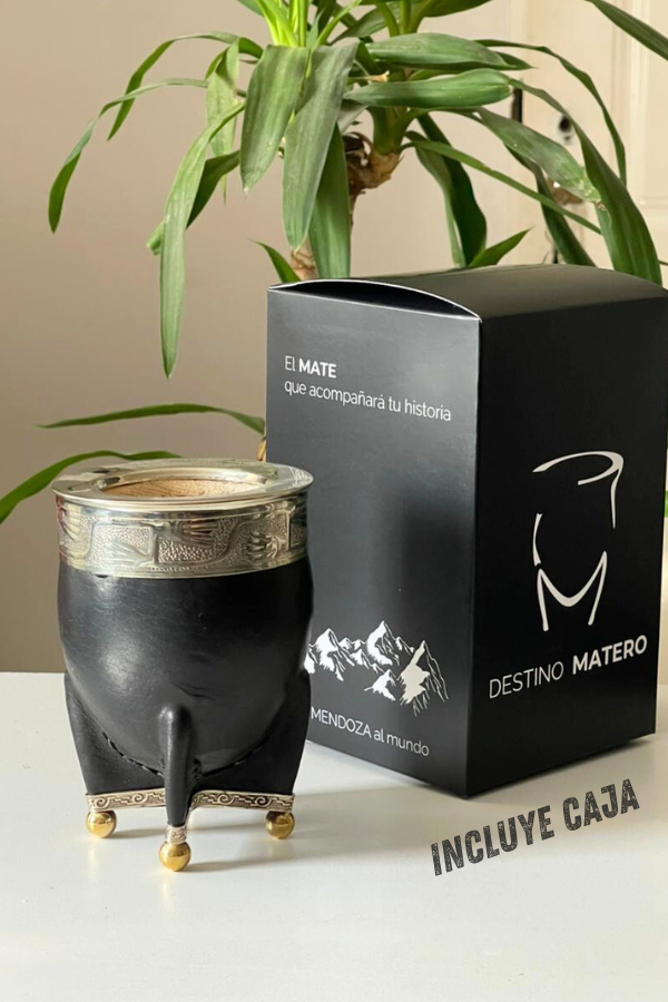 Producto - MATE IMPERIAL PREMIUM DE CALABAZA CON BASE - NEGRO
