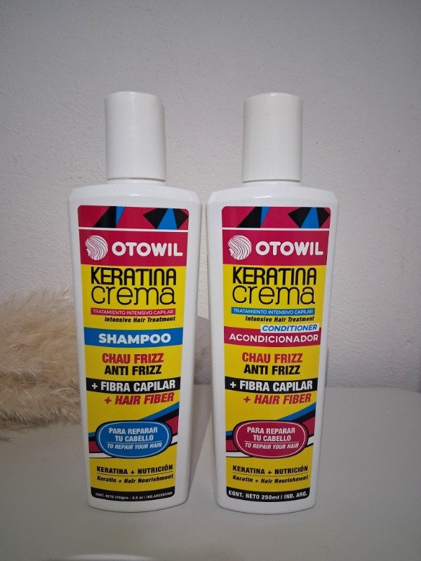 Producto - Otowil Keratina En Crema Shampoo Y Acondicionador