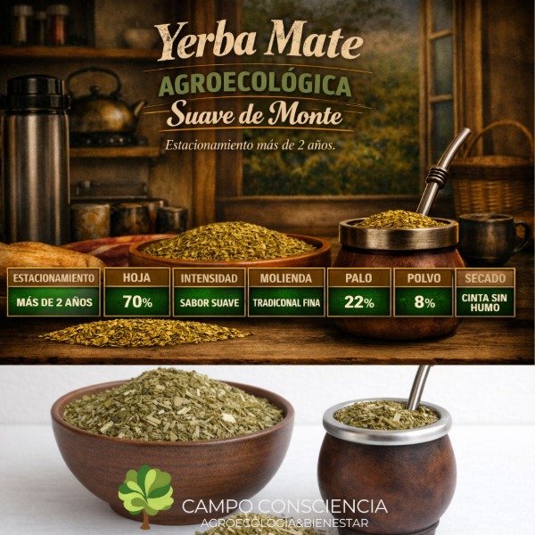 Producto - Yerba Mate SUAVE - DE MONTE
