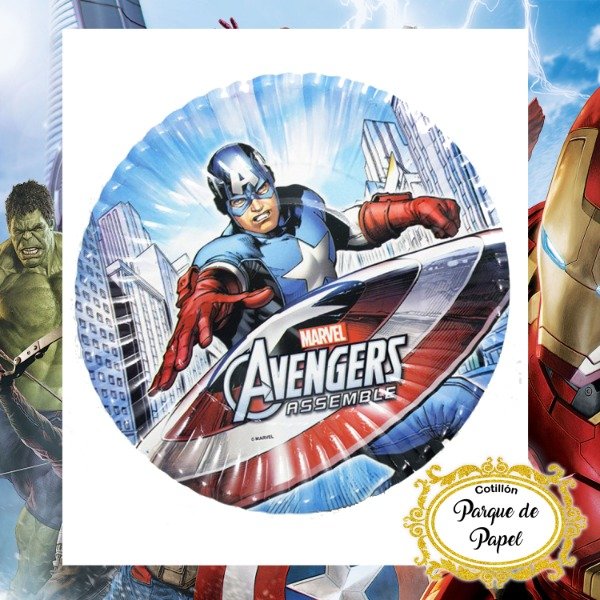 Producto - Plato Avengers (x10 u. surtido)