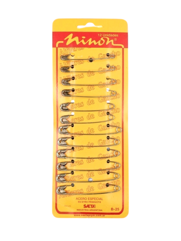 Producto - ALFILER DE GANCHO 3-4 5-6CM X UNIDAD - 1